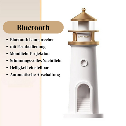 LED Tischlampe im Leuchtturm-Design