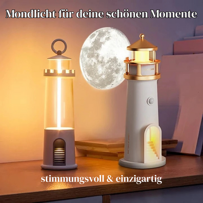 LED Tischlampe im Leuchtturm-Design