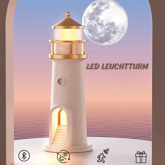 LED Tischlampe im Leuchtturm-Design
